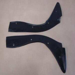 B04564A Dash Pad End Plates, Black