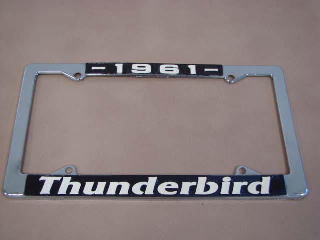 B18240E License Plate Frame, &#8220;1958 Thunderbird&#8221;