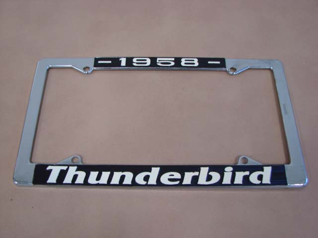 B18240H License Plate Frame, &#8220;1961 Thunderbird&#8221;