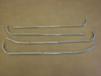 B23724D Chrome Door Panel Retainers, 4 Pieces