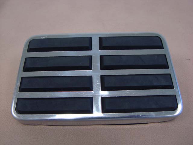 A2454F Brake Pedal Pad, With Stainless Trim