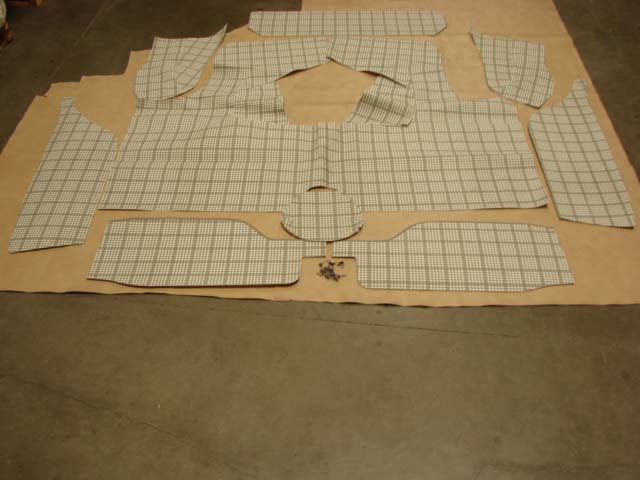 B 45456A2 Trunk Mat Set with Boards 62 Coupe For 1962 Ford Thunderbird (B45456A2)