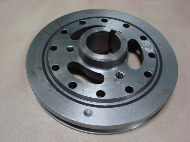 A6312B Crank Pulley, 3 Groove, Chrome