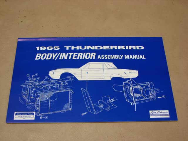 Interior Assembly Manual 1965 Mustang Car Truck Parts
