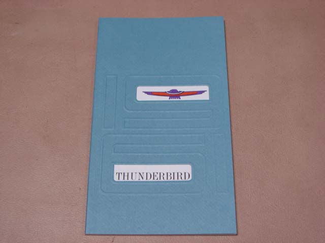 BLT OM61 Owners Manual For 1961 Ford Thunderbird (BLTOM61)