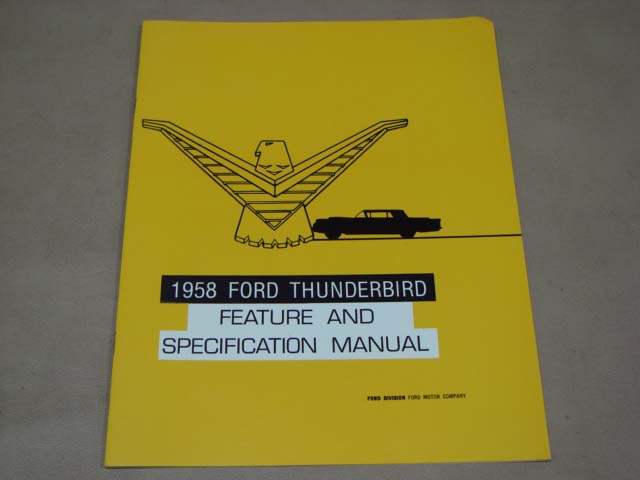 DLT018 Owners Manual 1966 Thunderbird