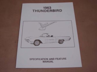DLT023 Specification / Features Manual 1963
