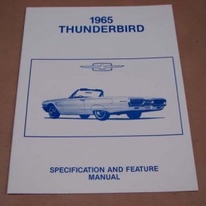 DLT025 Specification / Features Manual 1965
