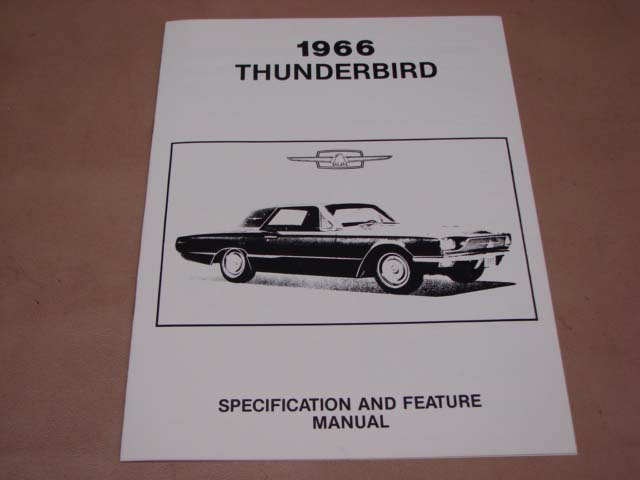 DLT027 Shop Manual 1958 Thunderbird
