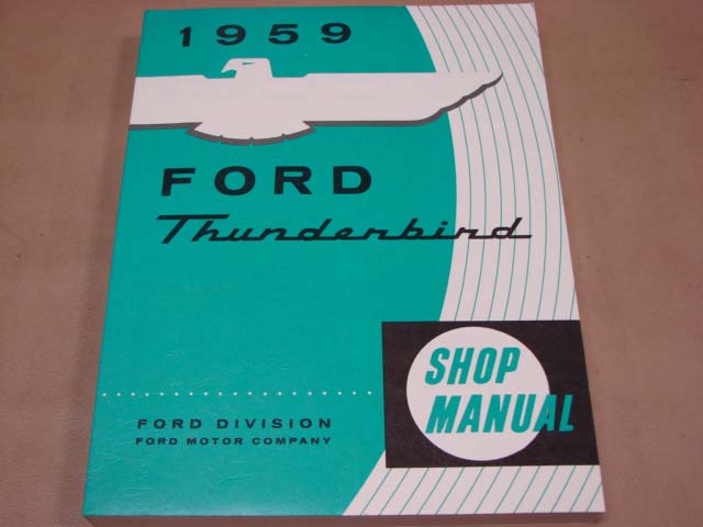 DLT029 Shop Manual 1960 Thunderbird