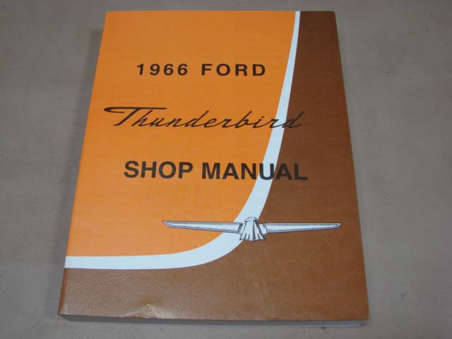 DLT033 Shop Manual 1965 Thunderbird