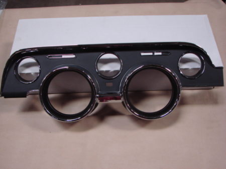 M 10838F Instrument Bezel 68 Black For 1968 Ford Mustang (M10838F