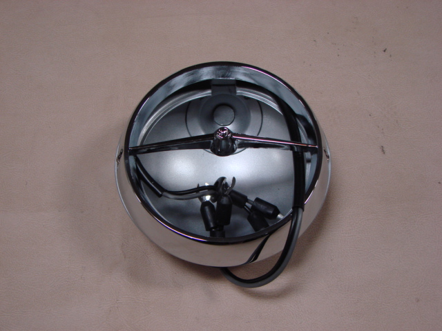 M 15200C Fog Lamp Housing With Wire For 1965-1966-1967 Ford Mustang (M15200C)