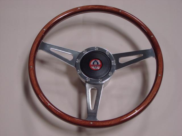 A3600E09 Steering Wheel, Dark Red