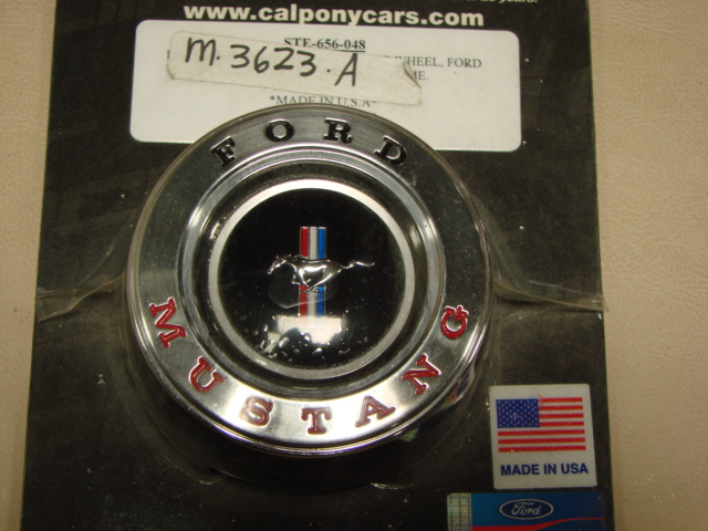 Mustang steering wheel center cap online