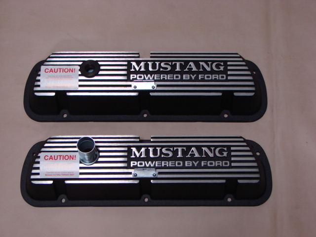 M 6582B Valve Covers Small Block Mustang For 1965-1966-1967-1968-1969