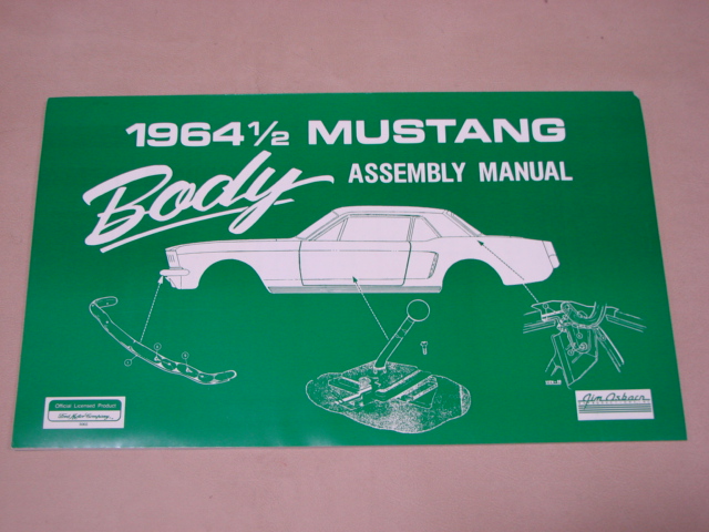 MLT AM01 Body Assembly Manual 64 1/2 For 1964 Ford Mustang (MLTAM01)