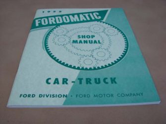 DLT073 Ford-O-Matic Transmission Manual