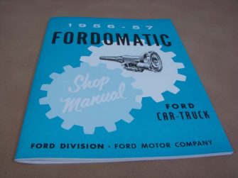 DLT074 Ford-O-Matic Transmission Manual