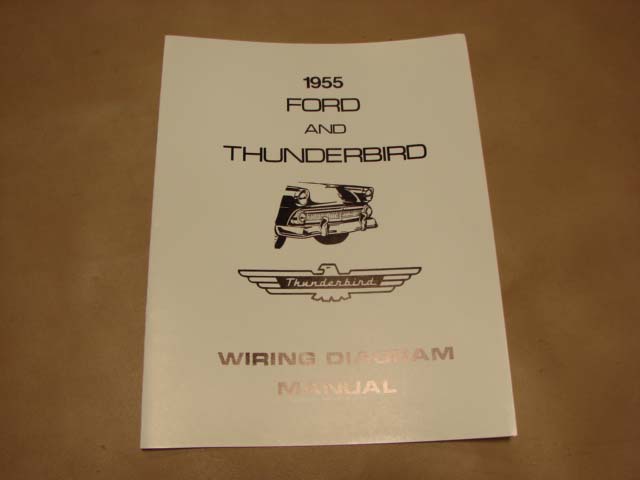 PLT WD55 Wiring Diagram For 1955 Ford Passenger Cars (PLTWD55) – Larry