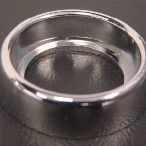 B10853B Dash Knob Bezel, Chrome