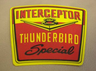DDF007 Decal, Interceptor Thunderbird Special