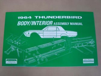 DLT003 Assembly Manual 1964 Body / Interior