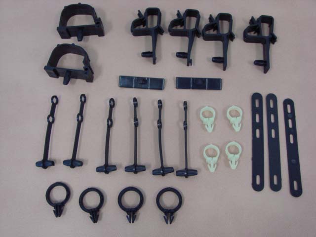 M 14000DK Engine Compartment Wire Loom Clip Kit For 1969 Ford Mustang