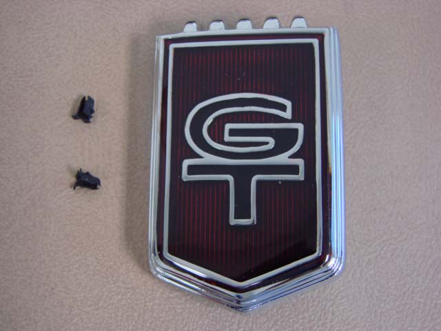 M 16098D GT Ceramic Nameplate For 1965 Ford Mustang (M16098D)