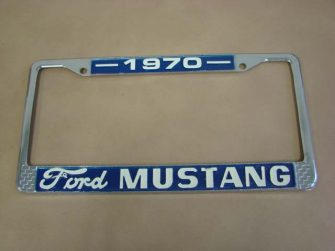 B18240P License Plate Frame, 1970 Ford Mustang