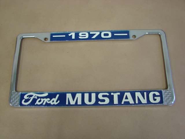 M 18240F License Plate Frame 70 Mustang For 1970 Ford Mustang (M18240F)
