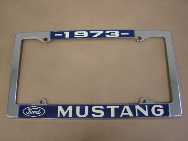 M 18240I License Plate Frame 73 Mustang For 1973 Ford Mustang (M18240I)