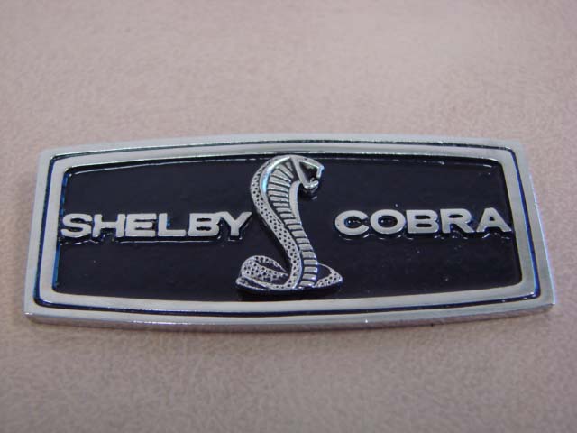 A3649B Steering Wheel Emblem, Shelby Cobra