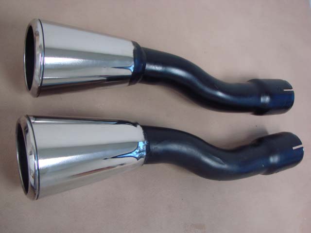 A5255F Gt Exhaust Tip, With Rolled Lip