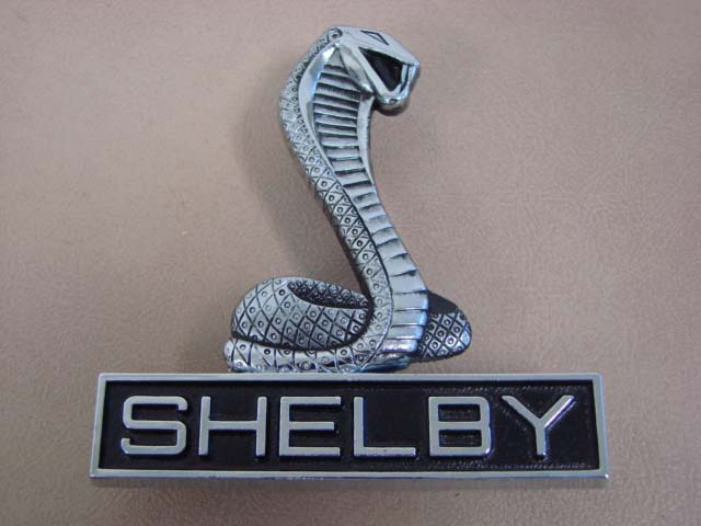 M 8213F Grille Ornament Shelby For 1969-1970 Ford Mustang (M8213F)