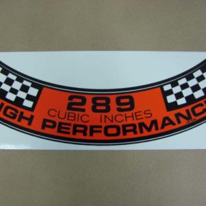 65 Mustang Jacking & Stowage Instructions Decal #145 C5ZB17093A 
