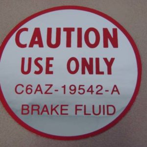 MDF 331 Decal 66 Disc Brake Master Cylinder For 1966 Ford Mustang (MDF331)