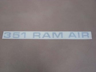 DDF608 Decal, Ram Air Hood, Silver