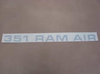 DDF610 Decal, Ram Air Hood, Silver