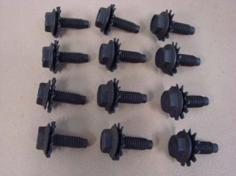 DHK2115 Fender Bolts With Star Washers (12 Pieces)