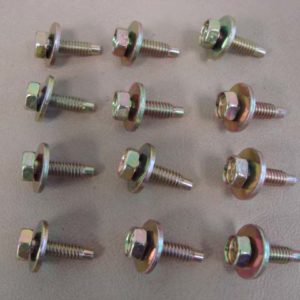 DHK2132 Fender Bolts With Disc Washers, Gold