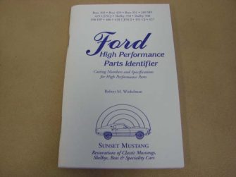 DLT089 Ford Hi-Po Parts ID Book