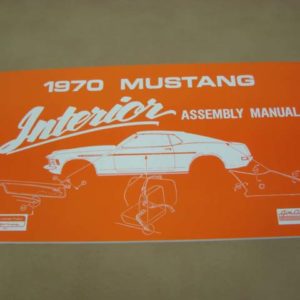DLT108 Interior Assembly Manual 1970