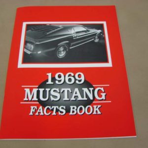 DLT113 Facts Book 1969 Mustang