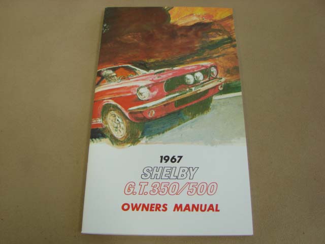 DLT124 Owners Manual 1968 Mustang