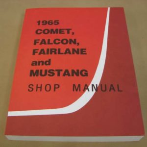 DLT134 Shop Manual 1965 Mustang
