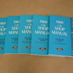 DLT138 Shop Manual 1969 Mustang