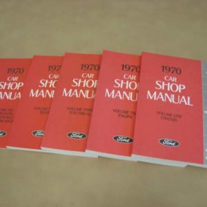 DLT139 Shop Manual 1970 Mustang