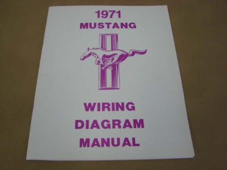 MLT WD71 Wiring Diagram For 1971 Ford Mustang (MLTWD71) - Larry's