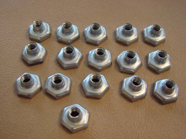 MSP 379361K Convertible Top Seal Nuts Set For 1965-1966-1967-1968 Ford Mustang (MSP379361K)